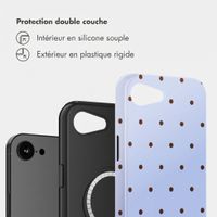 Selencia Coque arrière Vivid avec MagSafe Apple iPhone 17e / 16e - Happy Dots Digital Sky