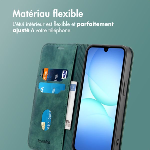 imoshion Étui de téléphone portefeuille Slim Samsung Galaxy A17 (5G) / (4G) - Vert