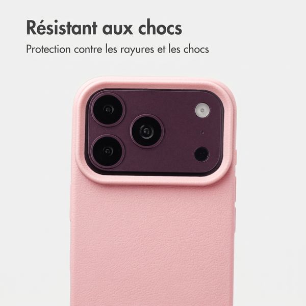 imoshion Coque arrière Texture Apple iPhone 18 Pro Max / 17 Pro Max - Rose