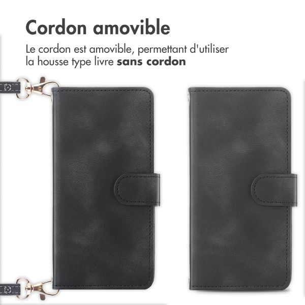 imoshion Etui de télephone portefeuille avec cordon Google Pixel 8a - Noir
