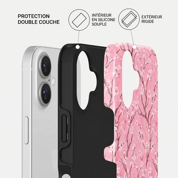 Burga Coque Tough MagSafe Apple iPhone 16 - Sakura