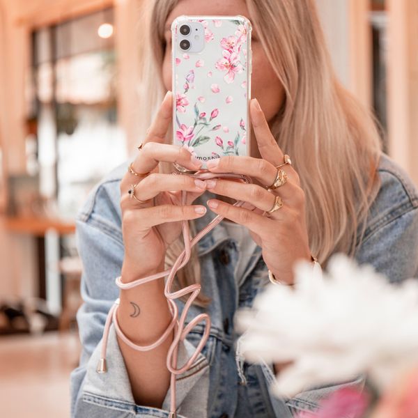 imoshion Coque Design avec cordon Apple iPhone 12 Pro Max - Blossom Watercolor