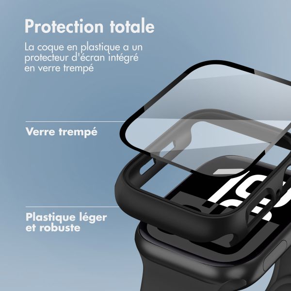 imoshion Coque rigide à couverture complète Apple Watch 10 / 11 - 46 mm - Noir