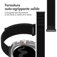 imoshion Bracelet en nylon Samsung Galaxy Watch Ultra (2024/2025) - Noir