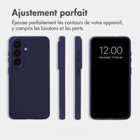 Accezz Coque Grip avec MagSafe Samsung Galaxy S26 - Bleu foncé