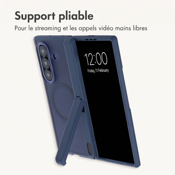 imoshion Color Guard avec MagSafe et support Samsung Galaxy Z Fold 8 Ultra - Bleu foncé