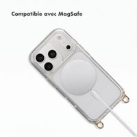 Selencia Coque arrière Rivièra MagSafe avec crochets amovibles Apple iPhone 18 Pro Max / 17 Pro Max - Transparent