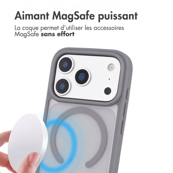 imoshion Coque Color Guard avec MagSafe Apple iPhone 18 Pro Max / 17 Pro Max - Gris