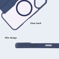 imoshion Bookcase transparente avec MagSafe Apple iPhone 17 - Bleu