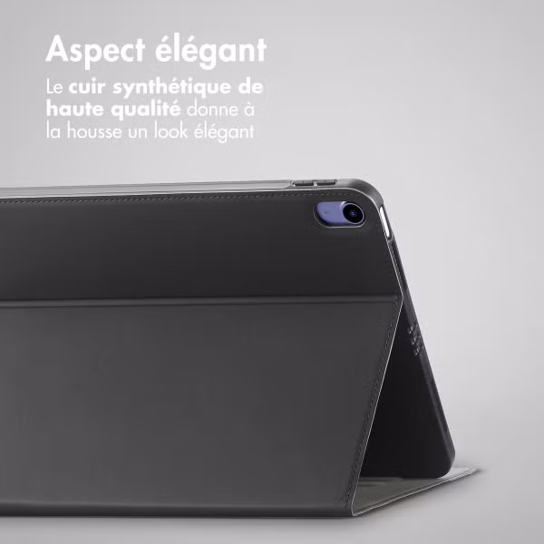 Accezz Coque tablette Classic Apple iPad Air 11 pouces (2026) M4 / (2025) M3 / (2024) M2 / Air 5 (2022) / Air 4 (2020) - Noir