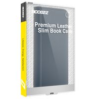 Accezz Étui de télephone Slim Folio en cuir de qualité supérieure Apple iPhone 14 - Bleu foncé