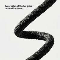 imoshion Câble USB-C vers USB-C Tressé 100 W - 1 mètre - Noir