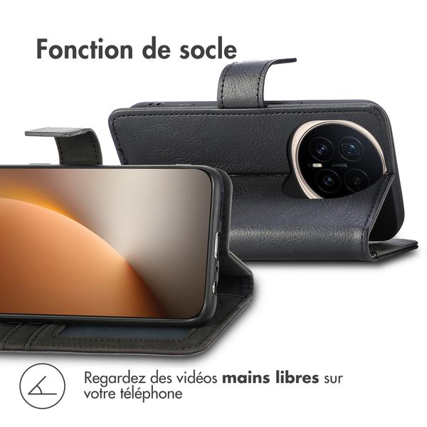 imoshion Étui de télephone portefeuille de luxe Honor Magic8 Pro - Noir