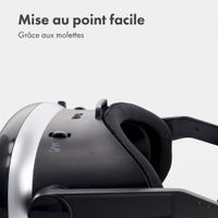 imoshion Lunettes de réalité virtuelle avec casque Bluetooth - Noir