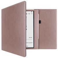 imoshion Étui de liseuse portefeuille en cuir végan Kobo Elipsa 2E - Rose Doré