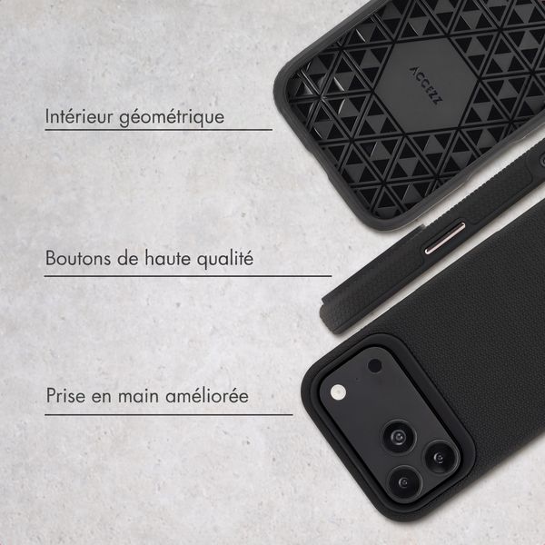 Accezz Coque Tough avec MagSafe Apple iPhone 18 Pro / 17 Pro - Noir