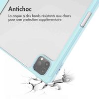 imoshion Coque tablette rigide Trifold Apple iPad Pro 12.9 (2018/2020/2021/2022) - Bleu clair