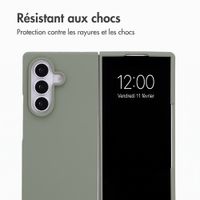 Accezz Coque Liquid Silicone avec MagSafe Samsung Galaxy Z Fold 8 Ultra - Cooper Green