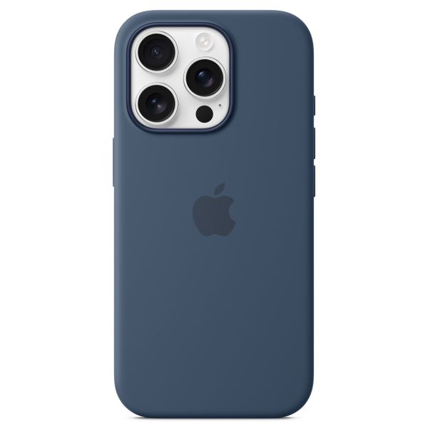 Apple Coque en silicone MagSafe Apple iPhone 16 Pro - Denim