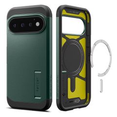 Spigen Coque Tough Armor MagSafe Google Pixel 11 Pro - Abyss Green