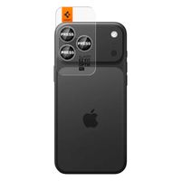 Spigen Optik Pro EZ Fit Lens Protector - Protection d'objectif de caméra (lot de 2) Apple iPhone 17 Pro (Max) / 16 Pro (Max) / 15 Pro (Max) / 14 Pro (Max) - Gris