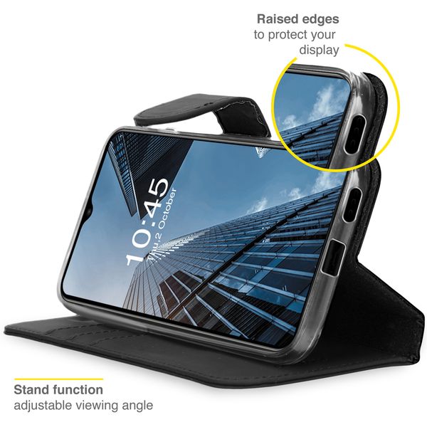 Accezz Étui de télephone Wallet Xiaomi Redmi 9C - Noir