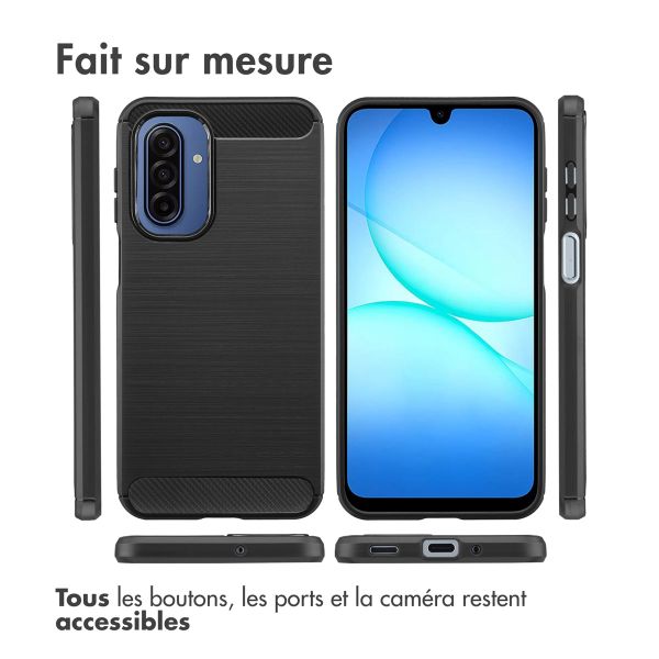 imoshion Coque Brushed Samsung Galaxy A17 (5G) / (4G) - Noir