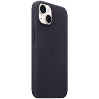 Apple Coque Leather MagSafe Apple iPhone 14 - Ink