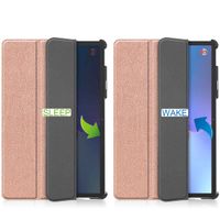 imoshion Coque tablette Trifold Lenovo Tab P11 Pro (2nd gen) - Rose Doré