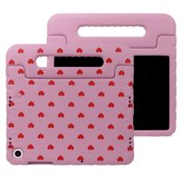 imoshion Coque arrière Kidsproof Design avec poignée Samsung Galaxy Tab A11 Plus / A9 Plus - Cœurs