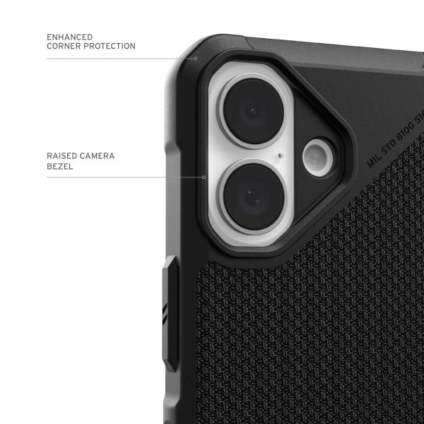 UAG Coque Metropolis LT MagSafe Apple iPhone 16 - Kevlar Black