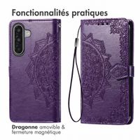 imoshion Etui de télephone Mandala Samsung Galaxy A18 (4G) / A17 (4G/5G) - Violet