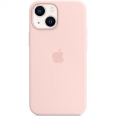 Apple Coque en silicone MagSafe Apple iPhone 13 Mini - Chalk Pink