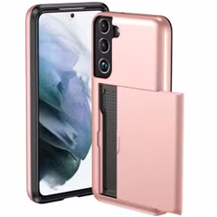 imoshion Coque arrière avec porte-cartes Samsung Galaxy S22 - Rose Doré