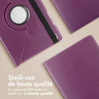 imoshion Coque tablette rotatif à 360° Samsung Galaxy Tab S6 Lite (2020/2022/2024)  - Violet