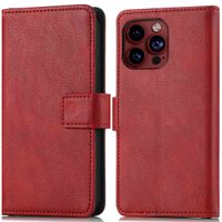 imoshion Étui de télephone portefeuille de luxe Apple iPhone 15 Pro - Rouge