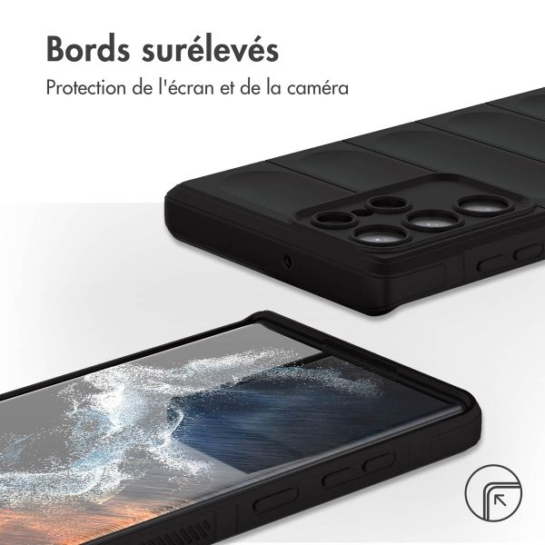 imoshion EasyGrip Backcover Samsung Galaxy S22 Ultra - Noir
