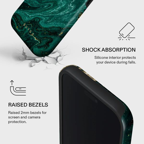 Burga Coque Tough MagSafe Apple iPhone 17 Pro - Emerald Pool