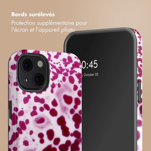 Selencia Coque arrière Vivid avec MagSafe Apple iPhone 13 - Cosmic Orchid