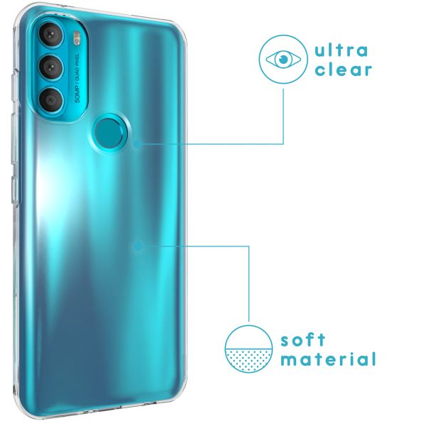 imoshion Softcase Back Cover Motorola Moto G71 - Transparent
