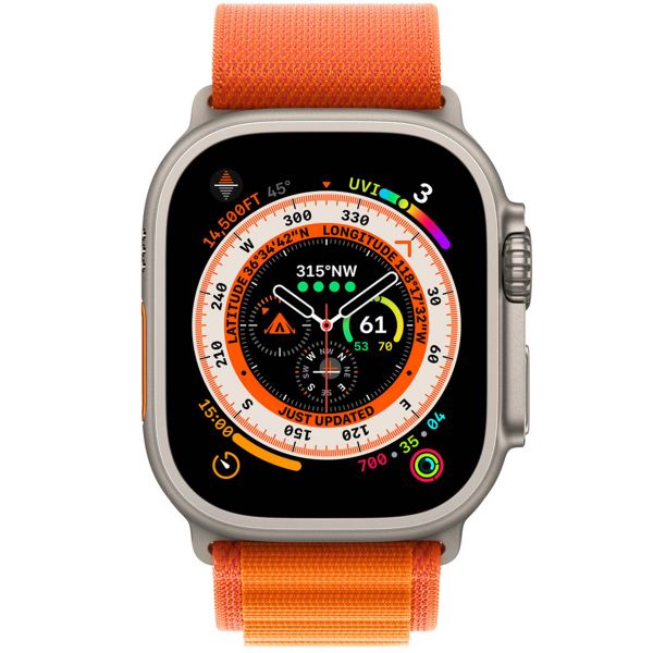 Apple Bracelet Alpine Loop Apple Watch | 44/45/46/49 mm - Taille M - Orange