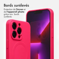 imoshion Coque Couleur avec MagSafe Apple iPhone 13 Pro - Neon Pink