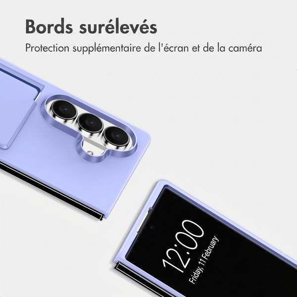 imoshion Backcover avec porte-cartes Samsung Galaxy Z Fold 8 Ultra - Lilas