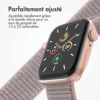 imoshion Bracelet en nylon Apple Watch | 44/45/46/49 mm - Sand Pink