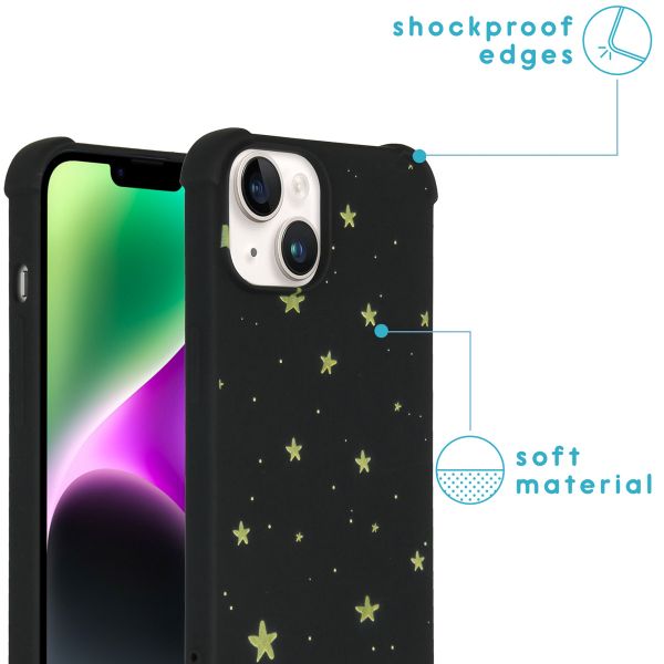 imoshion Coque Design avec cordon Apple iPhone 14 - Stars Gold