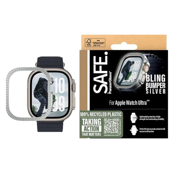 PanzerGlass Bling Bumper Apple Watch Ultra / Ultra 2 / Ultra 3 - 49 mm - Silver
