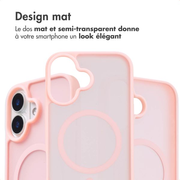 imoshion Coque Color Guard avec MagSafe Apple iPhone 16 - Rose clair
