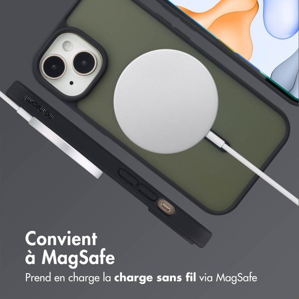 imoshion Coque Color Guard avec MagSafe Apple iPhone 15 - Noir