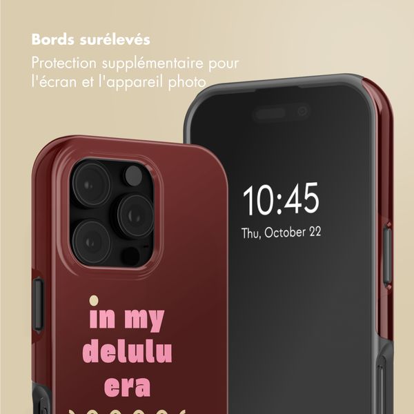 Selencia Coque arrière Vivid avec MagSafe Apple iPhone 16 Pro - Delulu