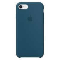 Apple Coque en silicone Apple iPhone SE (2022 / 2020) / 8 / 7 - Cosmos Blue